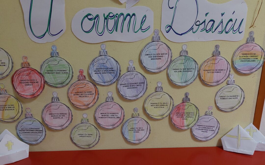 Došašće – vrijeme dobrih (malih) odluka