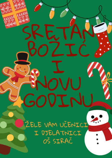 BOŽIĆNA I NOVOGODIŠNJA ČESTITKA