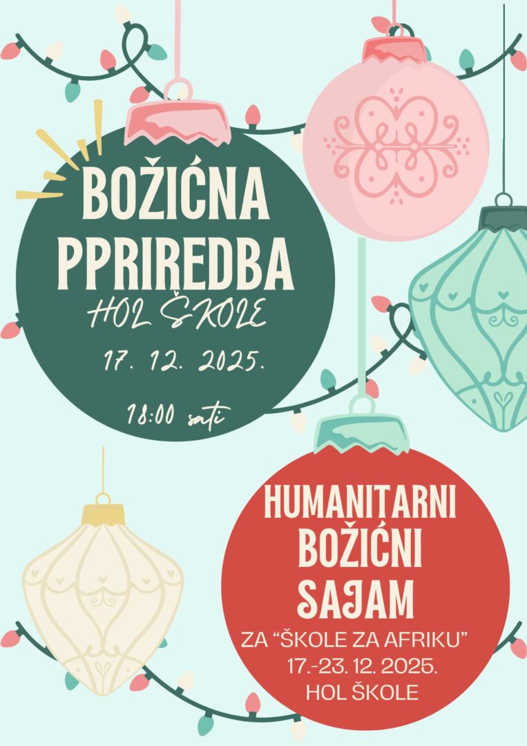Božićna priredba i humanitarni božićni sajam