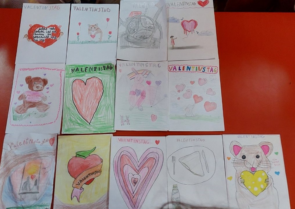 Valentinovo na nastavi Njemačkog jezika